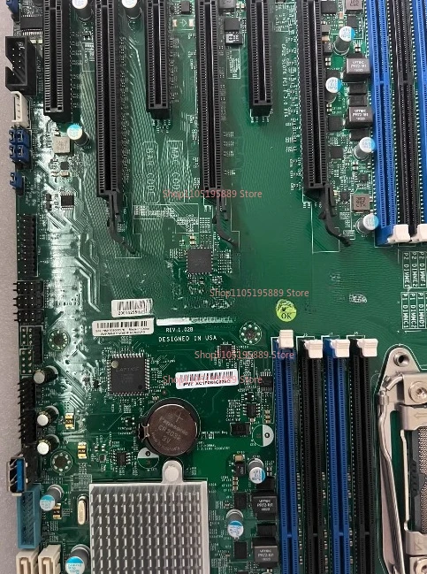 For Supermicro X10DRI-T Server Main Board, 10 Gigabit Electrical Port, Dual-channel X99, C612 Chip EATX Supports V3 V4