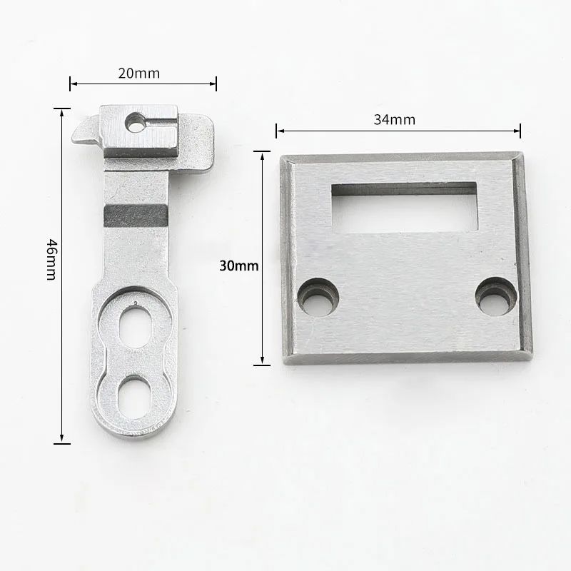 1SET 46498S+46497S Throat Plate & Feed Dog for Pfaff 335 Sewing Machine parts