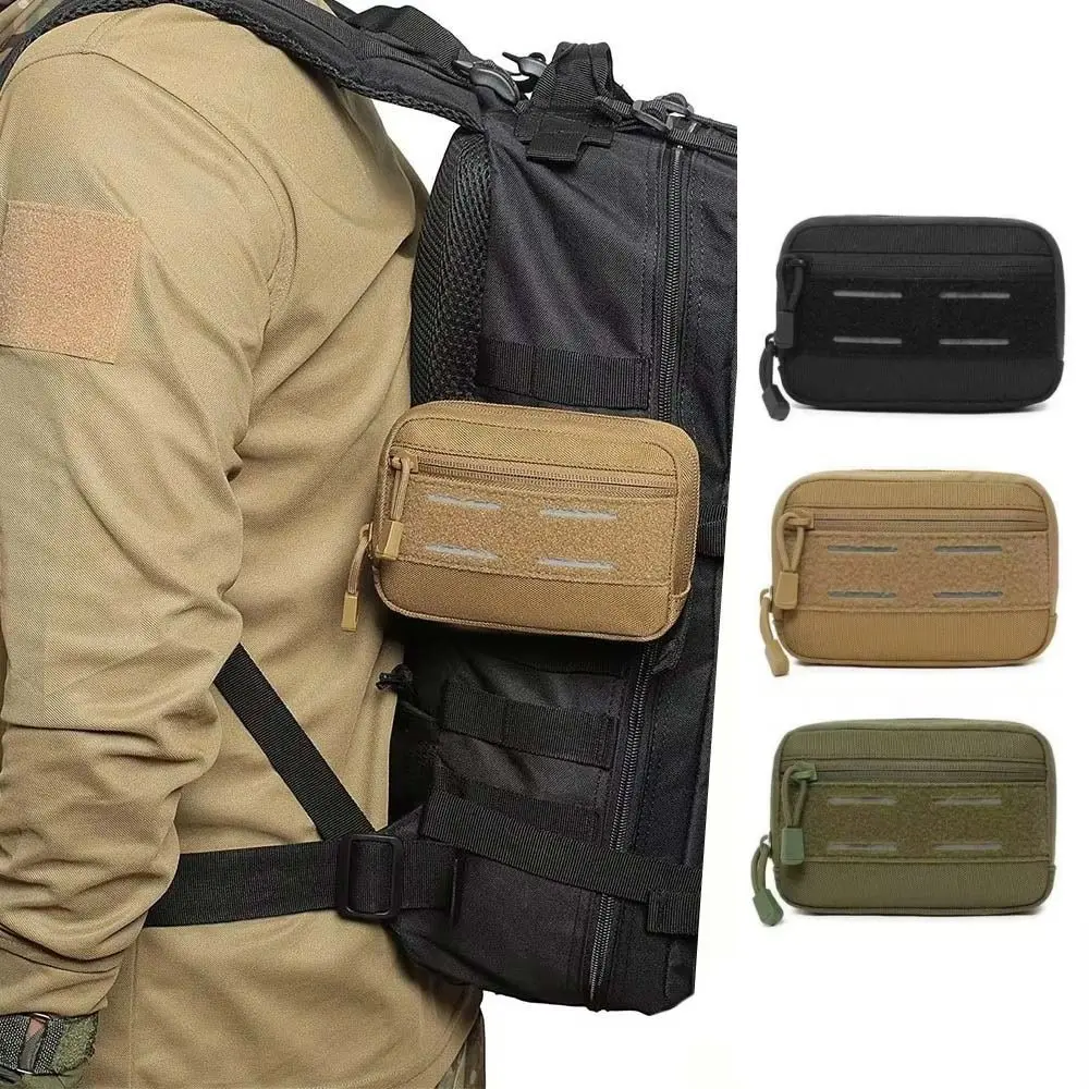 

Travel Pouch Outdoor Tool Bag Key Card Holder Oxford Cloth Waist Fanny Pack Zipper Coin Purses Camping Hiking Bag Outdoor Sports