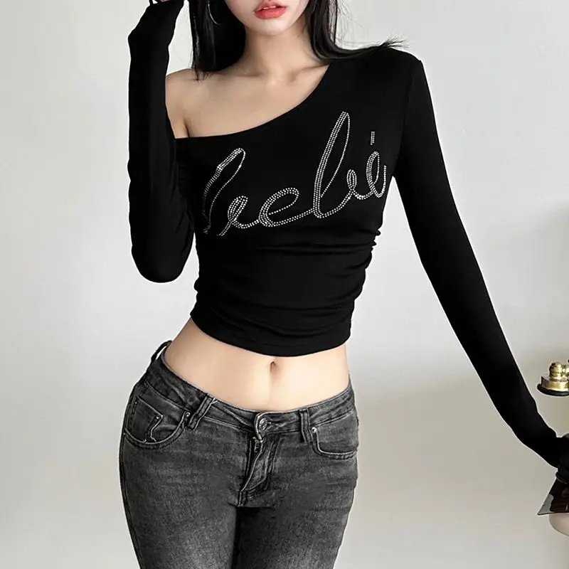 

Американская сексуальная футболка y2k Yabi для джазовых танцев, группа девушек, ношение дизайна, чувство короткого джазового танца, топ kpop