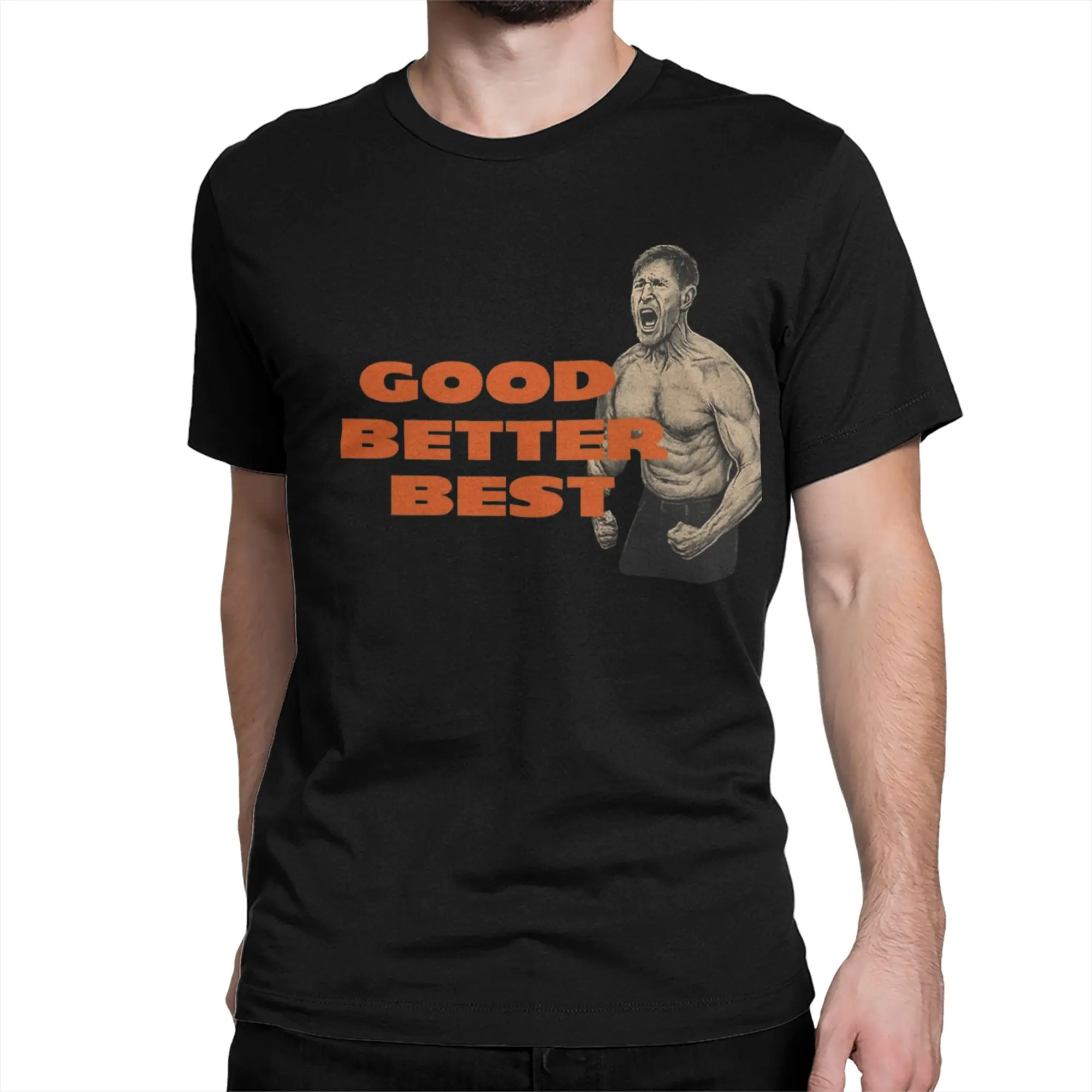 Men Women Good Better Best Ben Johnson Football Da-Coach Bear Down T Shirt  Pure Cotton Tops Unique Crewneck Tees 6XL T-Shirt