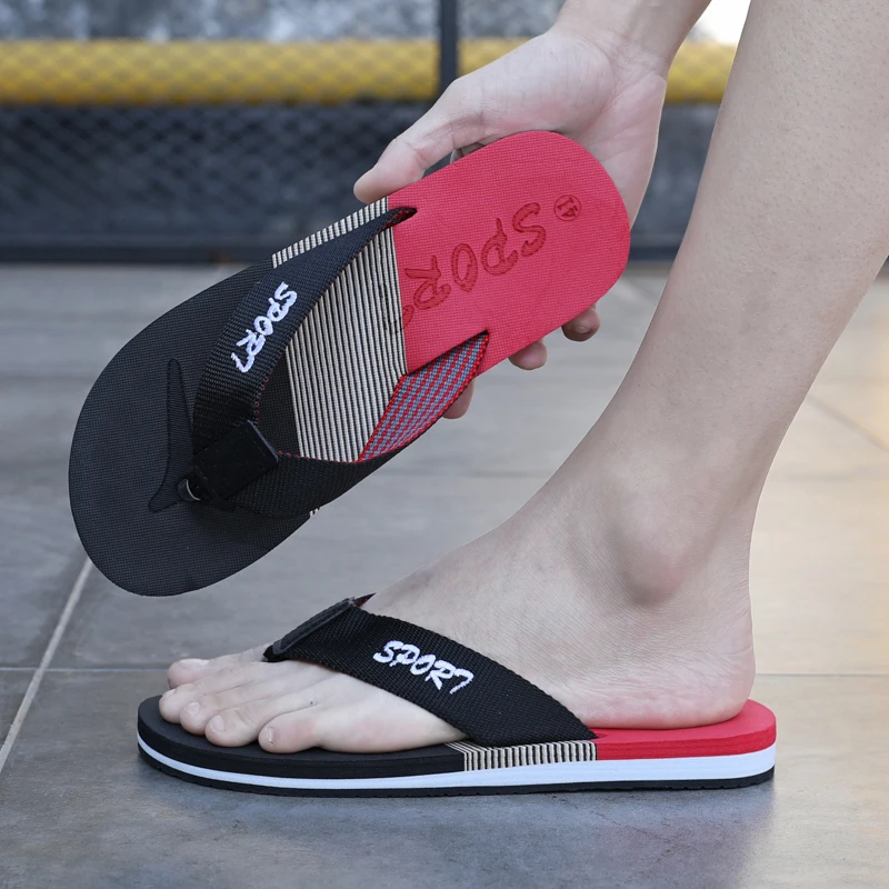 ร้อนขายฤดูร้อนราคาถูกชาย Flip Flops กันลื่นรองเท้าแตะชายในร่ม Home ชุดว่ายน้ำ Flip Flop ผู้ชาย Chanclas De Hombre