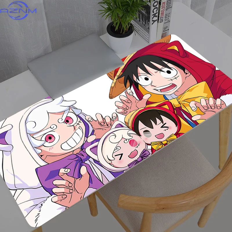 Anime Pad Mouse HD Print One Piece Luffy XXL Computer Gamer Locking Edge Mousepad XXL Keyboard PC Mice Mats Pad For Csgo