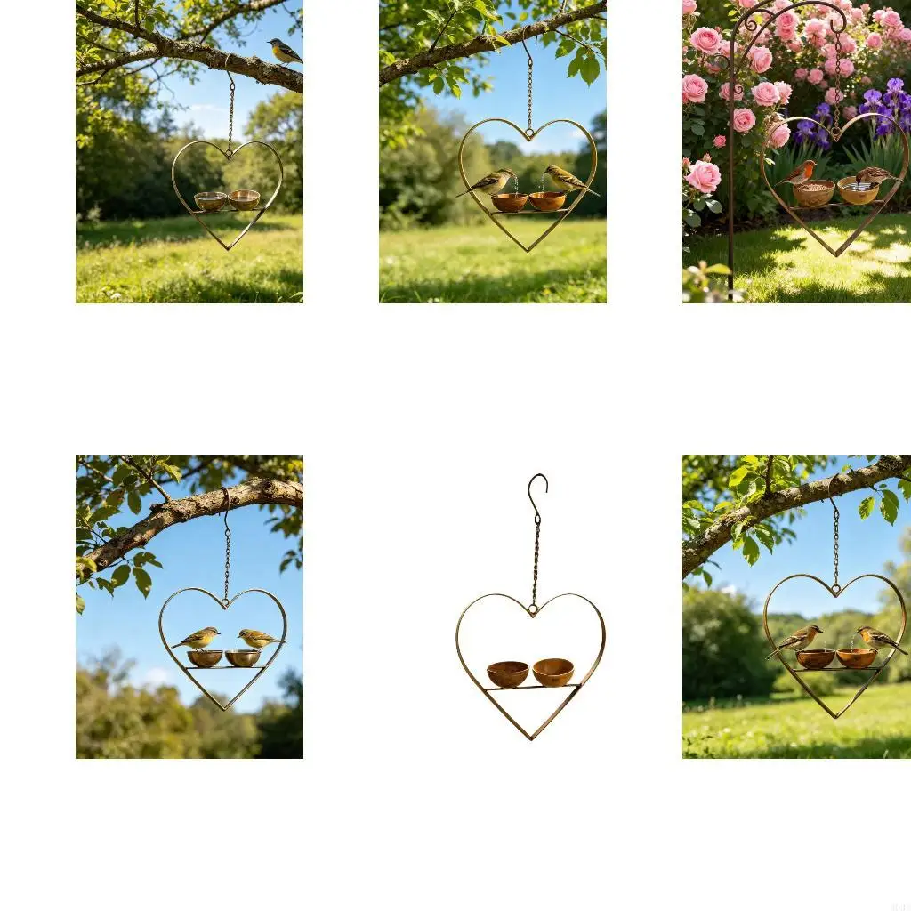 

Practical Outdoor Bird Feeding Station With Secure Hook Bird Cage Accessories B03E