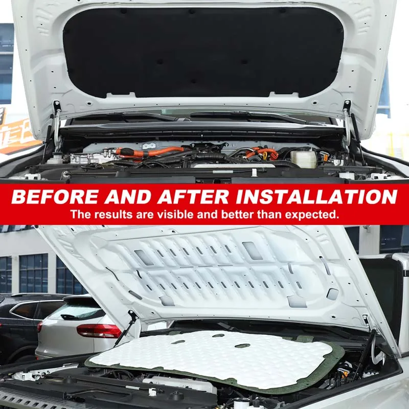 

1piece set For Toyota Land Cruiser Prado 250 LC250 2024+LC250 car engine compartment sound insulation cotton Car accessories