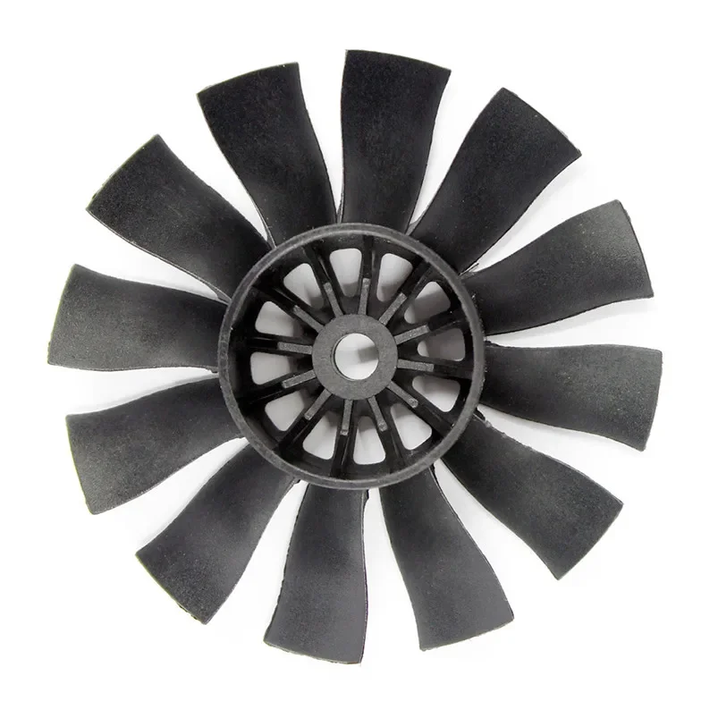 QX-MOTOR 70 мм управляемый вентилятор с 12 лезвиями для радиоуправляемого самолета, дрона, 70 мм, катетер из ЭДФ, приводная труба, ведро, аксессуары