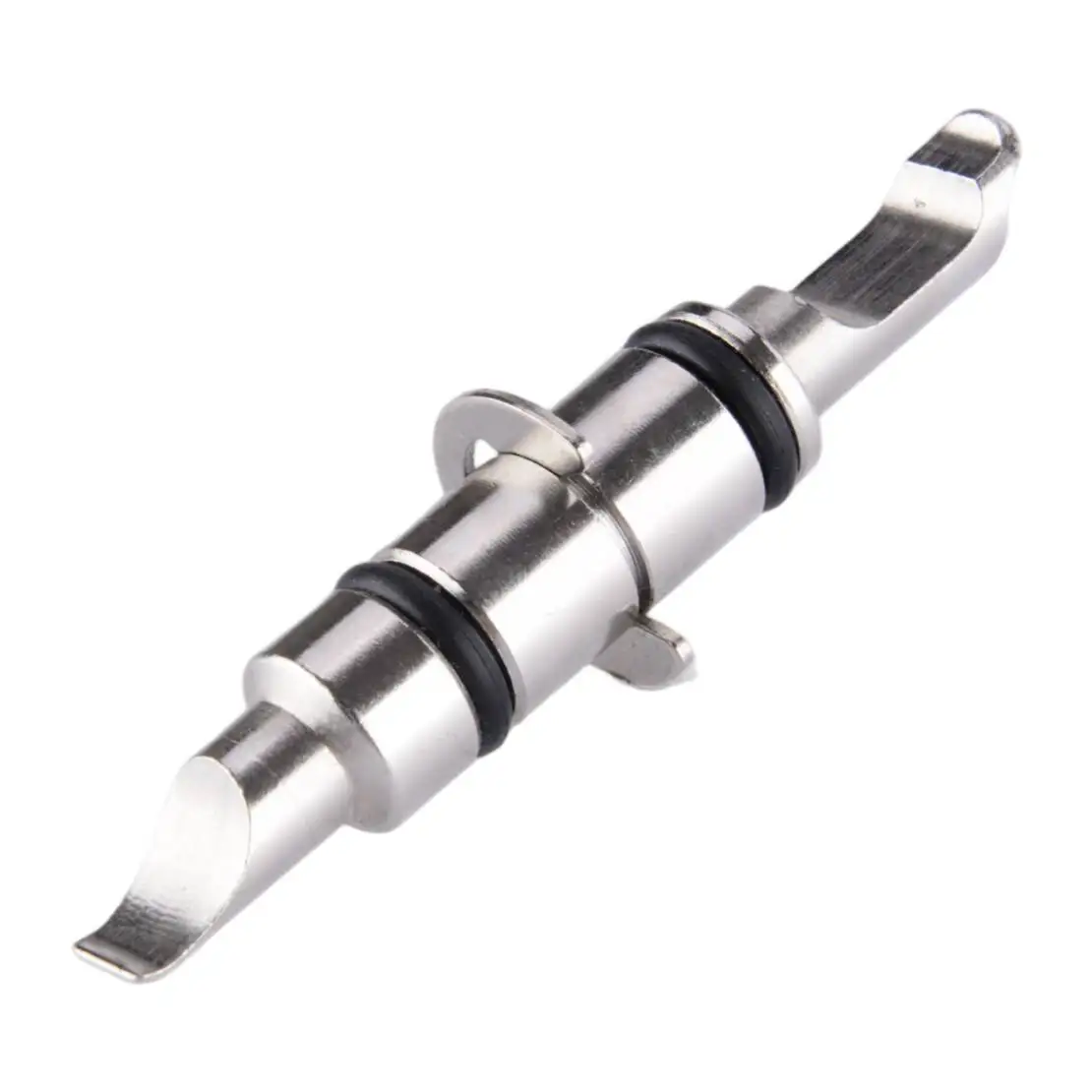 14.35mm Four-Wheel Positioning System Alignment Clamp Reversible Rim Claw Silver