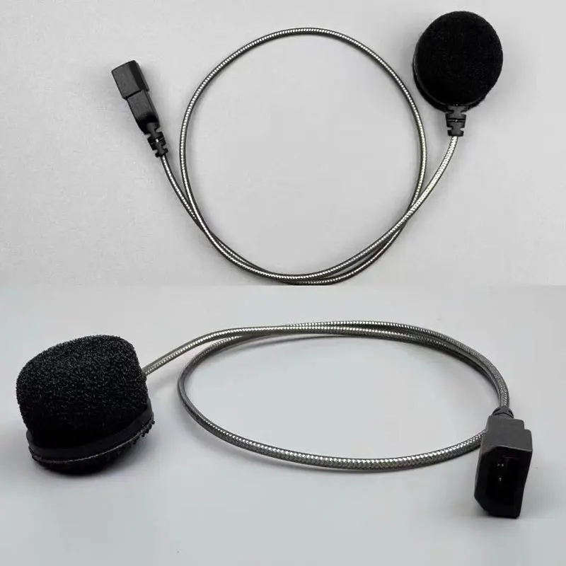 For LEXIN B4FM Motorcycle Bluetooth Headset Accessories Soft wire and hard wire Microphone