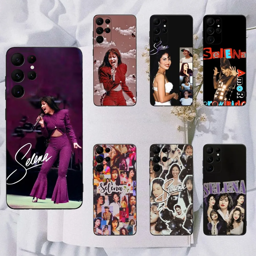 S-Selena Q-Quintanilla Phone Case For Samsung Galaxy A20,A21s,A22,A31,A32,A52,A53,A72,73,A80,A91 Soft Black Cover