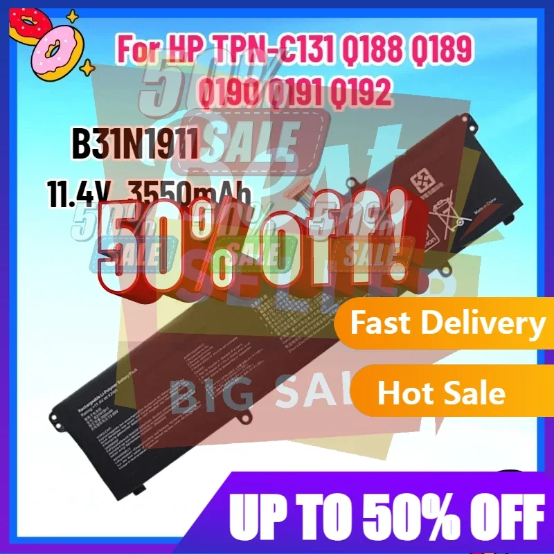 

【Быстрая доставка】Новый аккумулятор для ноутбука 11,4 В 3550 мАч C31N1911 B31N1911 для Asus VivoBook Flip 14 TM420IA Series M413DA-WS51 F413FFK43