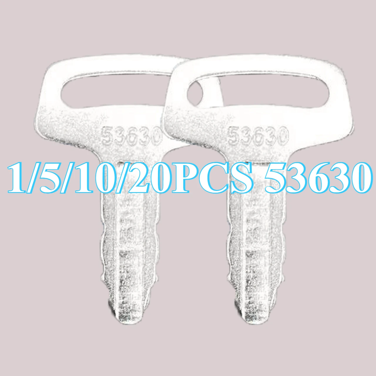 1/5/10/20PCS 53630 Ignition Key for Kubota Wheel Loader Excavator RC101-53630