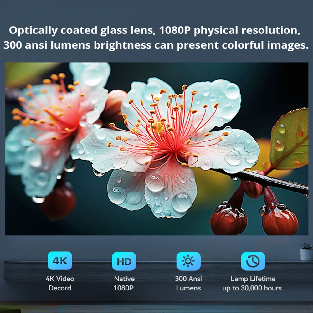 Proyector de vídeo 4k FULL HD para cine en casa, dispositivo con Android 11, 1080P, Dual, WiFi6, BT5.2, autoenfoque, H713, para exteriores,