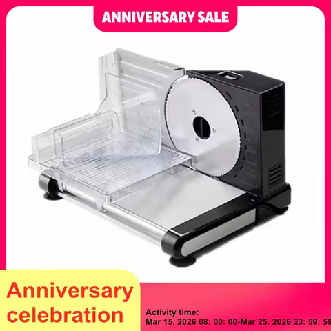 Stainless Steel Meat Grinder Electric Food Processor for Mincing/Slicing Easy-To-Clean Detachable Cutter Head Kitchen Fittings