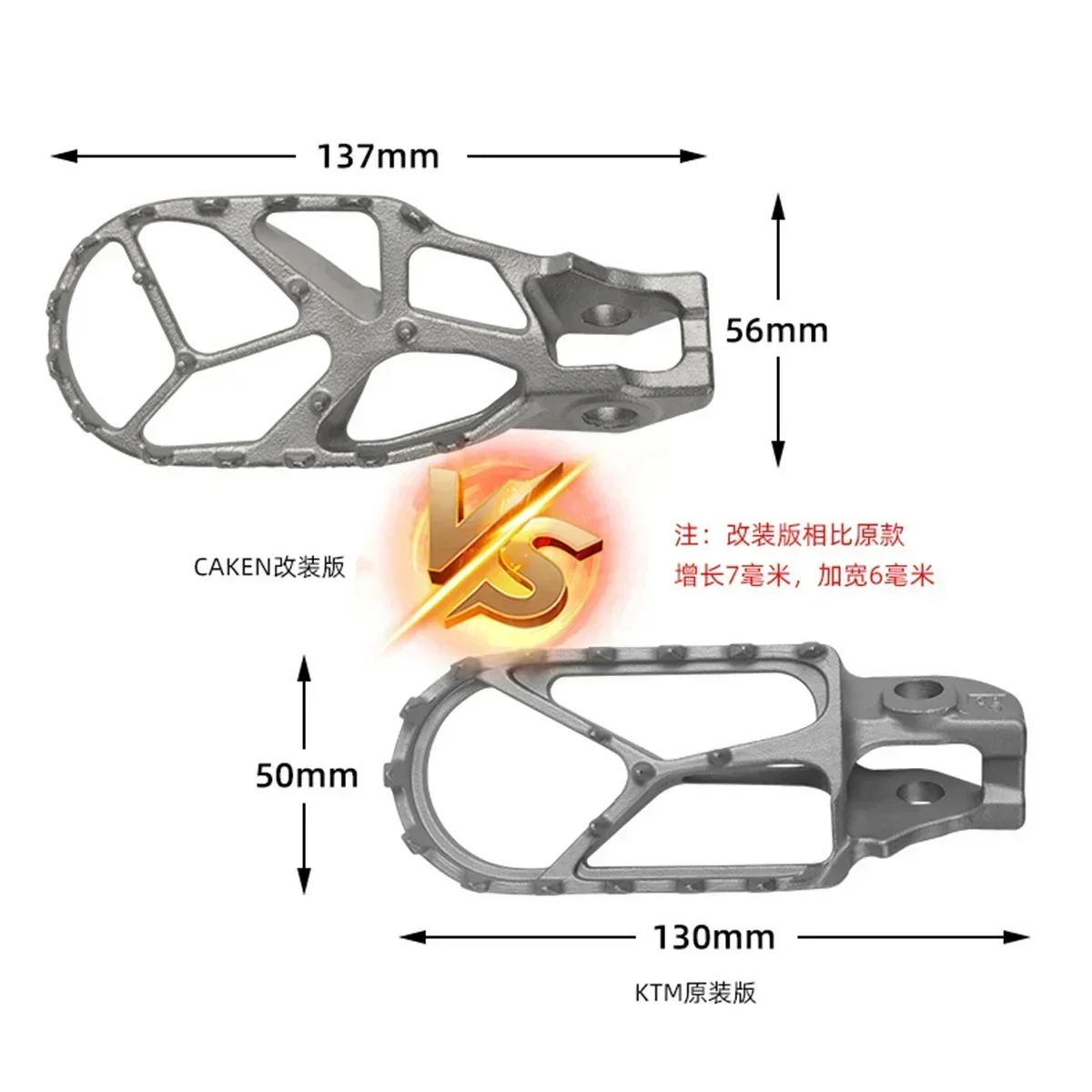 Pegs do pé da motocicleta para KTM, apoio para os pés, resto, descansa, pedais, EXC, EXCF, 250, 300, XC, XCF, SX, SXF, 85, 125, 150, 200, 350, 450, 530, 2017-2023