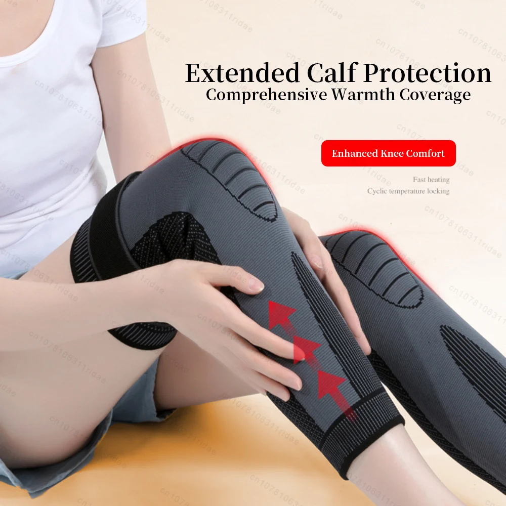 

Lengthen Elastic Compression Knee Support Braces 1 Pair Non-Slip Sport Knee Pads Protector Fitness Arthritis Joint Pain Relief