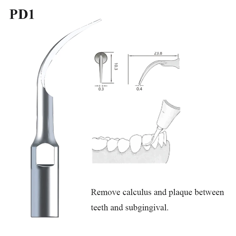 Dental Ultrasonic Scaler Tip Scaling Periodontics Endodontics Endo Perio Scaling Tips G P E fit for SATALEC DTE NSK