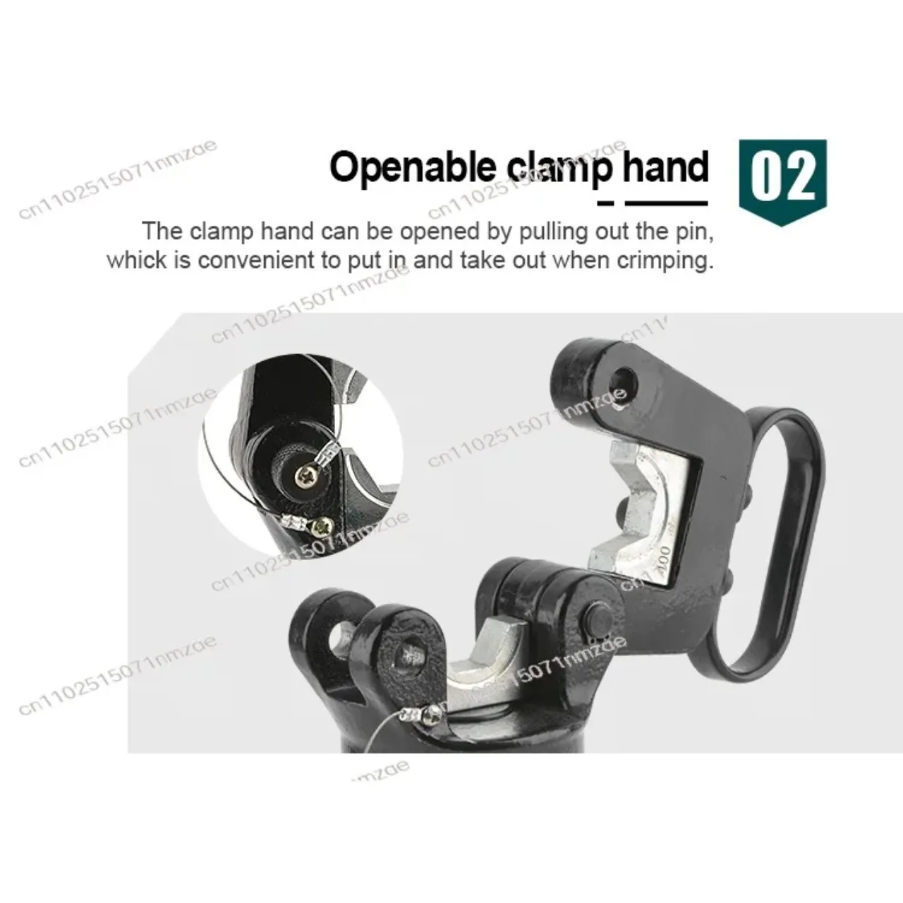 أداة العقص الهيدروليكية لكابل 400 مم أداة هيدروليكية عالية الكفاءة