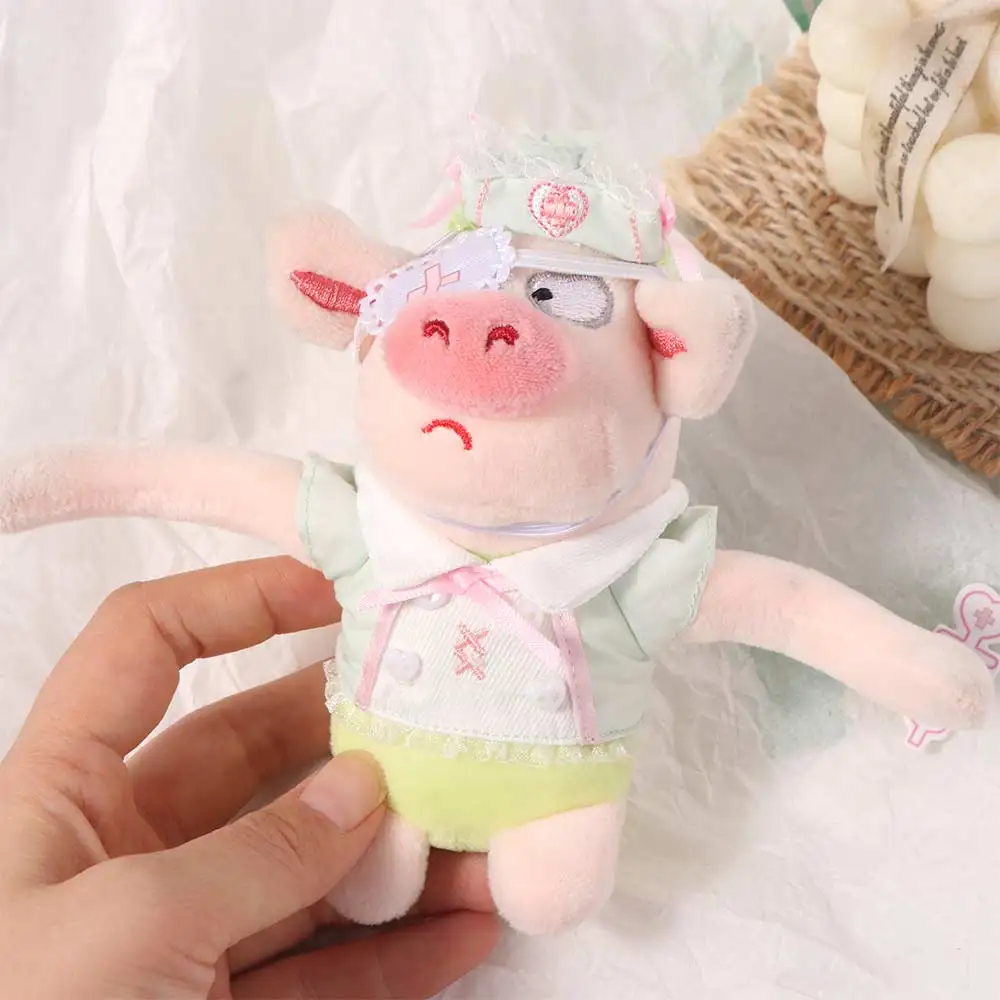 Bella vestire 10 cm vestiti per le bambole Giochi di imitazione Bambole per bambole in cotone Set di abbigliamento Kawaii Cosplay Doll Infermiera Uniforme Accessori per bambole