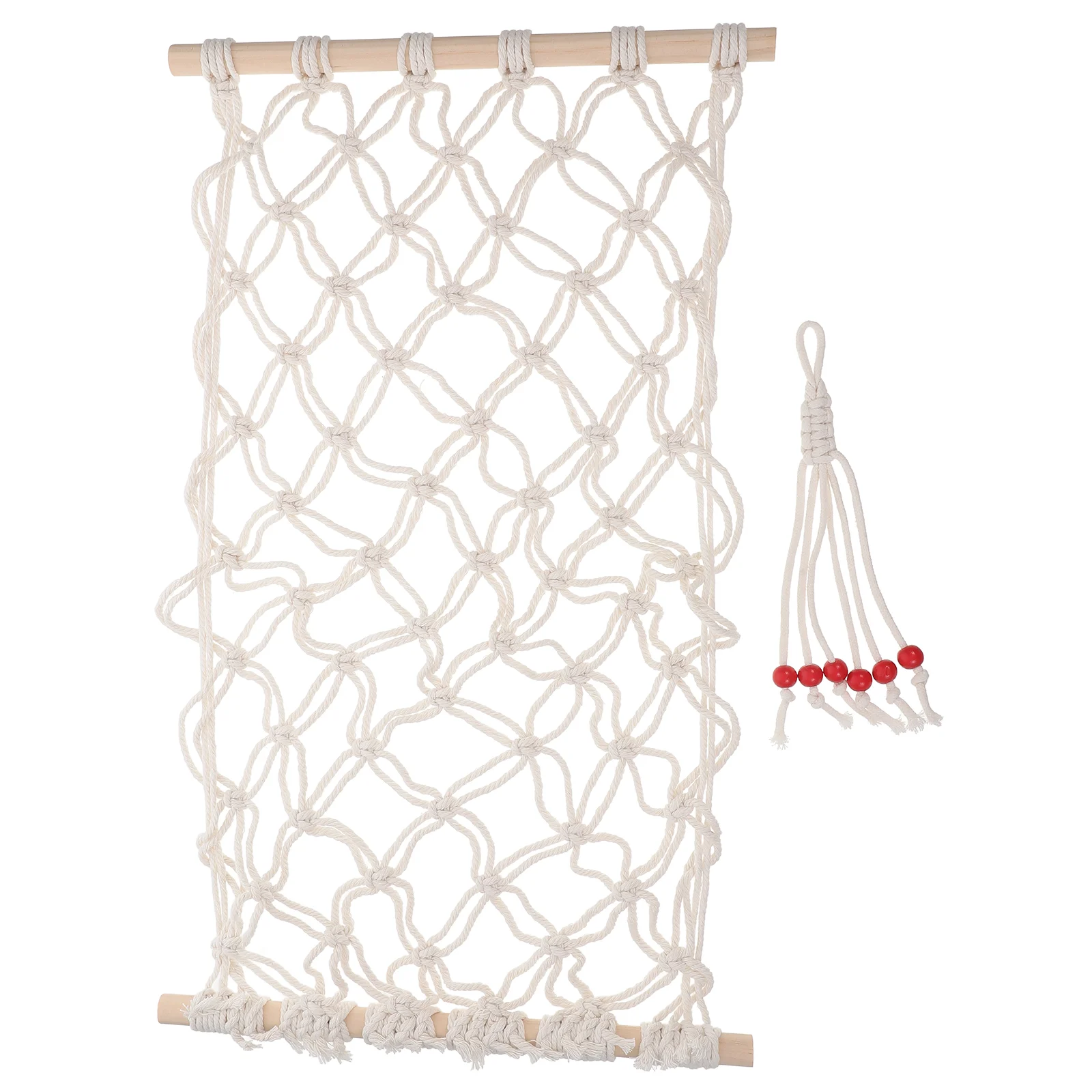 

2 Pcs Woven Fruit and Vegetable Hanging Basket Macrame Hand Hammock Storage Net Bag Organizer