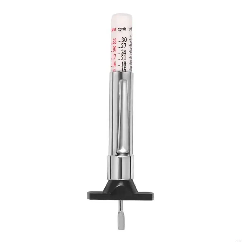 G92C Tire Depth Gauge Stainless Steel & Plastic Auto Depth Thickness Measuring