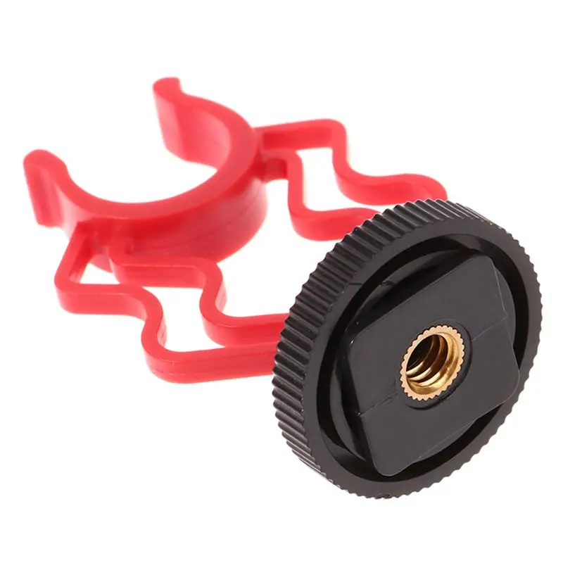 A62T 4pcs Universal Microphone Wavy Shock Mount Adapter, Plastic Microphone Bracket Mount, Replacement Shockmount for Recording