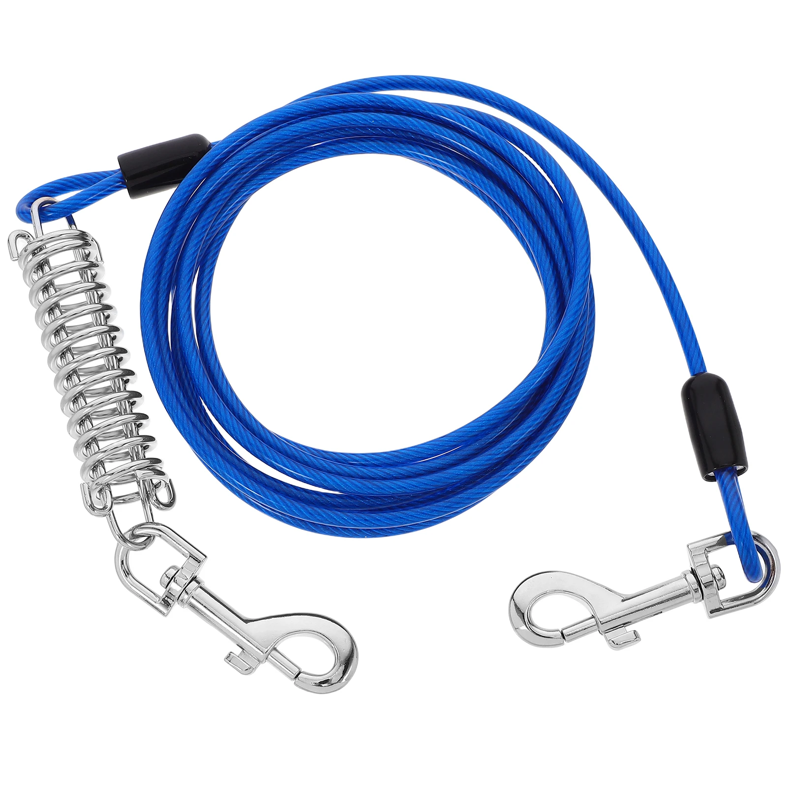 

Dog Leash Hiking Rope Hardware Tent Lead Rack Heavy Duty Pet Collar Clasp Blue Buckle for Dogs Swivel Hook