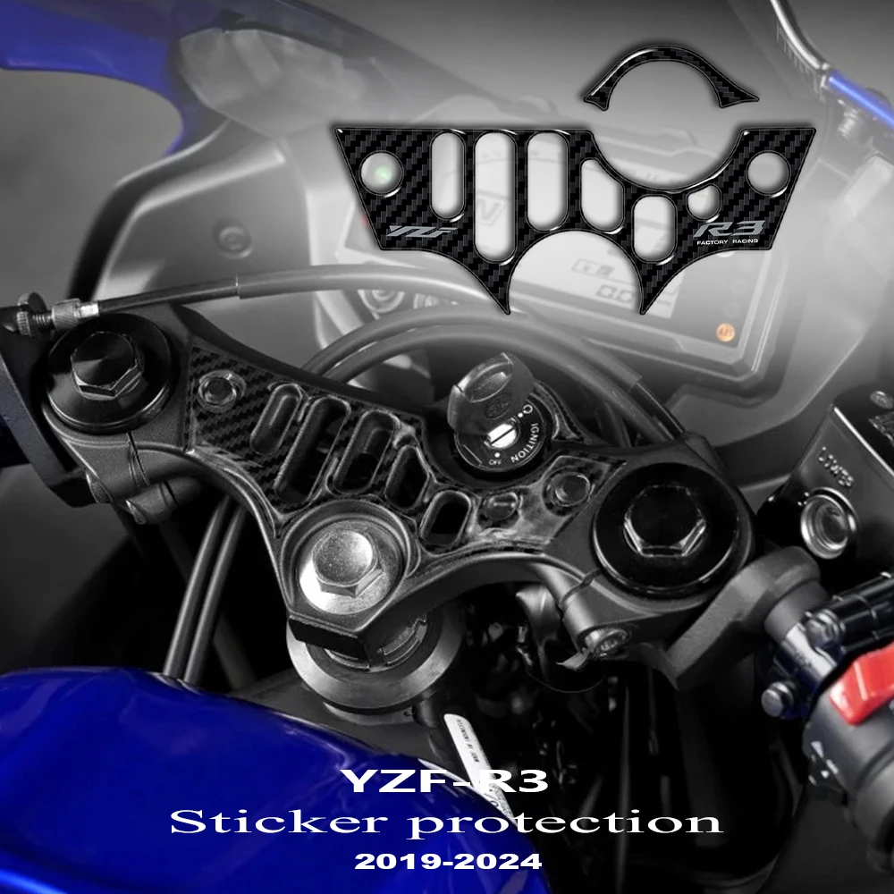 

For YZF R3 R 3 2019 2020 2021 2022 2023 Motorcycle Accessories Knee Pad Kit Tank Pad Sticker Protection