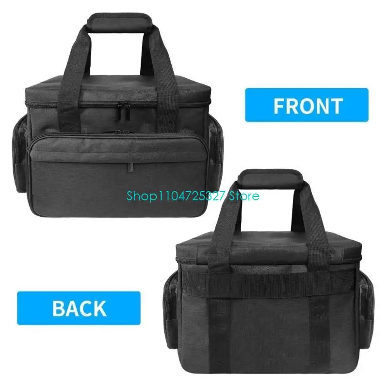 D8KF Versatile Makeup Storage Bag High Capacity Detachable Sections Durable Water Resistant Polyester