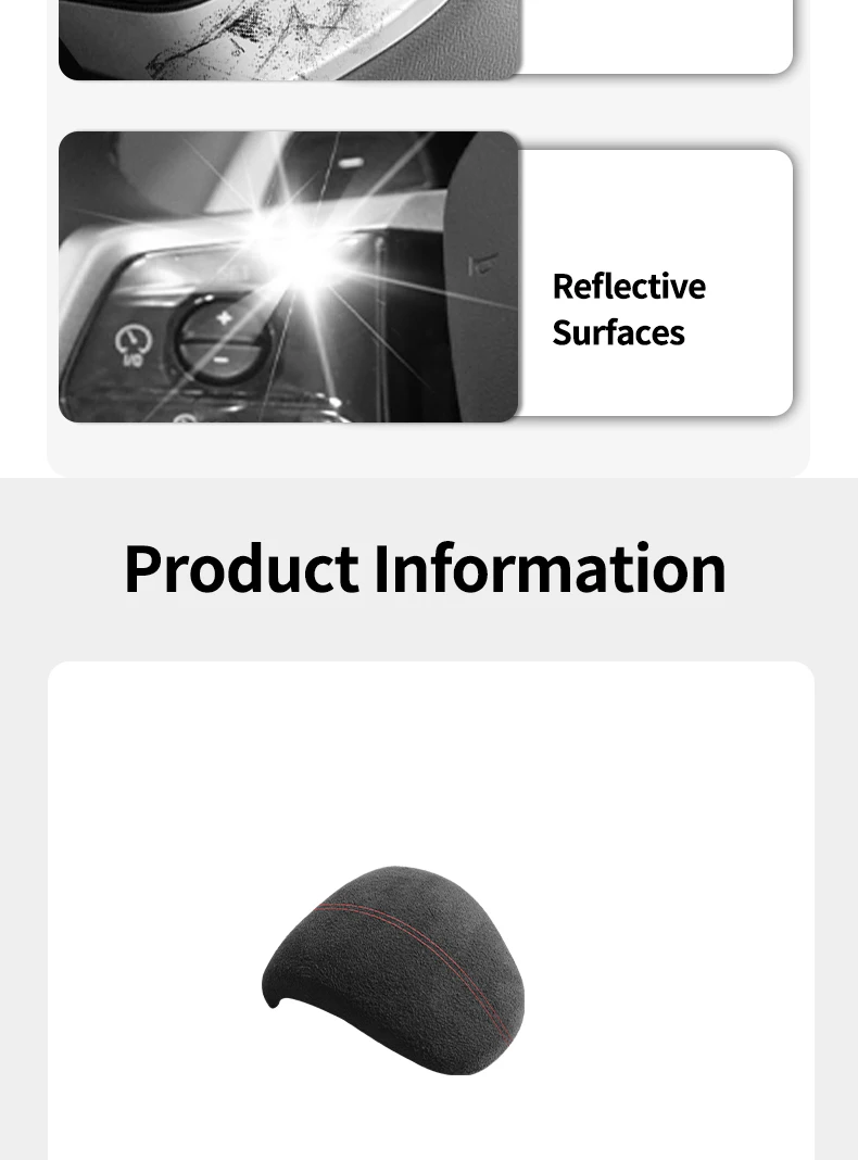 Für Kia K3 Sportage R KX1 Schalthebel Schutz Boot Abdeckung Trim Aufkleber Auto Innen Zubehör Aus Alcantara – Detail 3