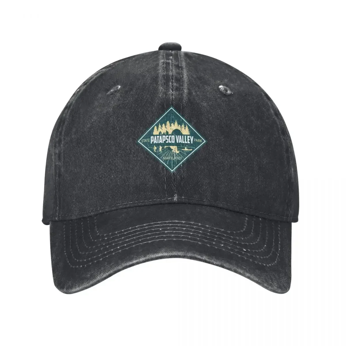 

Patapsco Valley State Park Diamond Logo Baseball Cap Big Size Hat Designer Hat Sun Hats For Women Men's