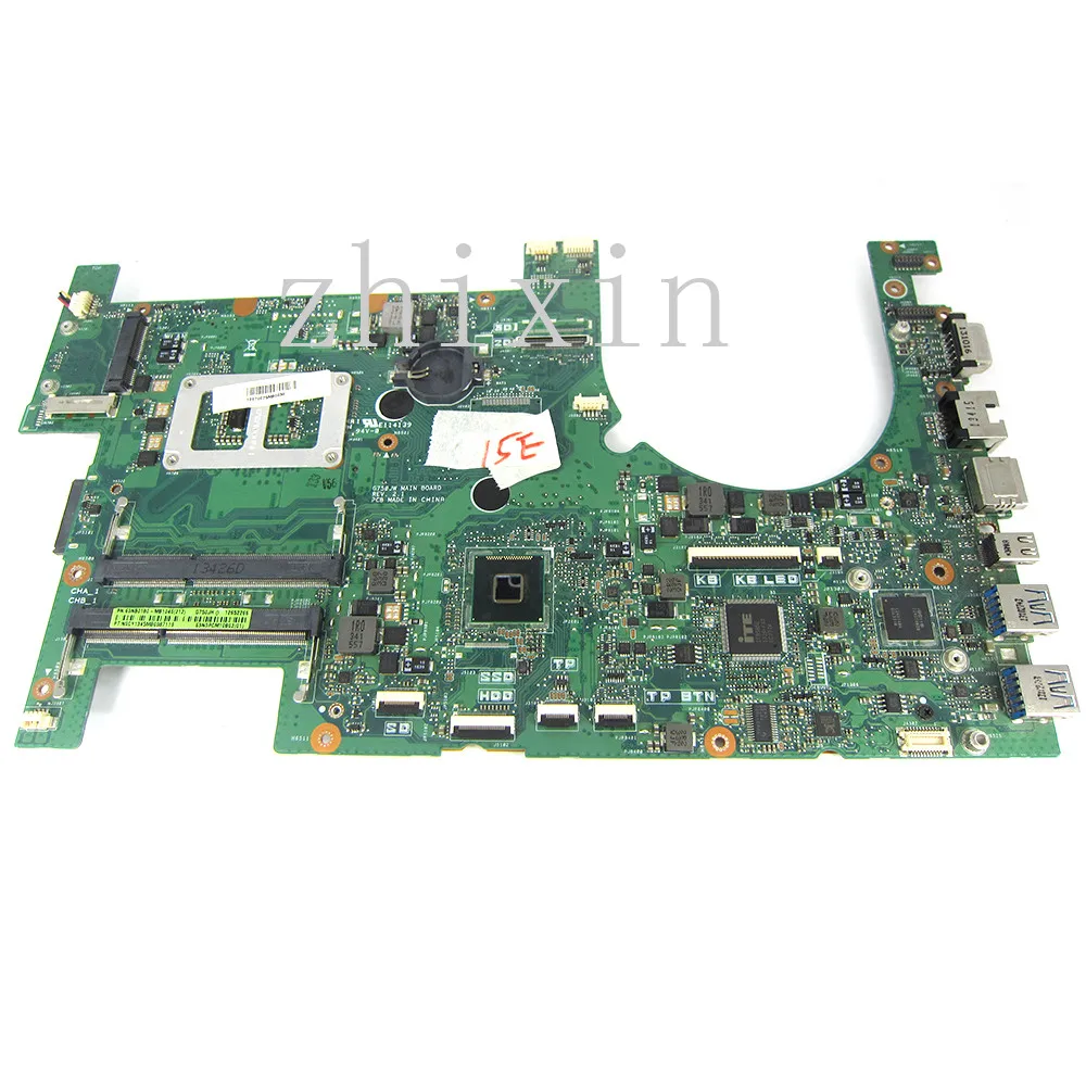 

For ASUS G750JS G750JM G750JW G750JH G750JX G750J G750JZ Laptop Mainboard with i7-4700 CPU G750JZ 2D notebook Motherboard