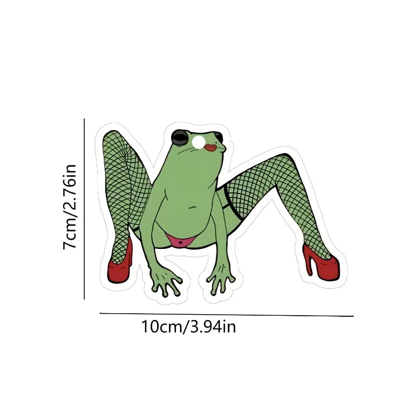 Car Air Freshener Sassy High Heel Frog Hanging Scent Card for Car Interior Decor Rearview Mirror Ornament Gift