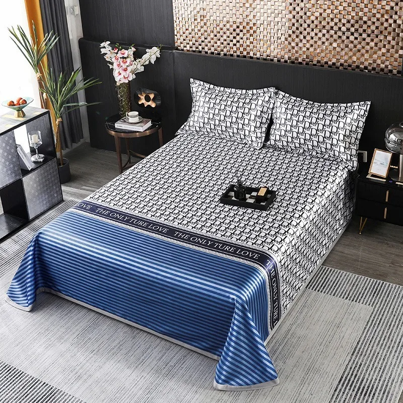 1 Universal Bed Mat, 2 Pillowcases, Summer Ice Silk Cooling Mattress, Foldable and Washable Air Conditioning Sleeping Pad