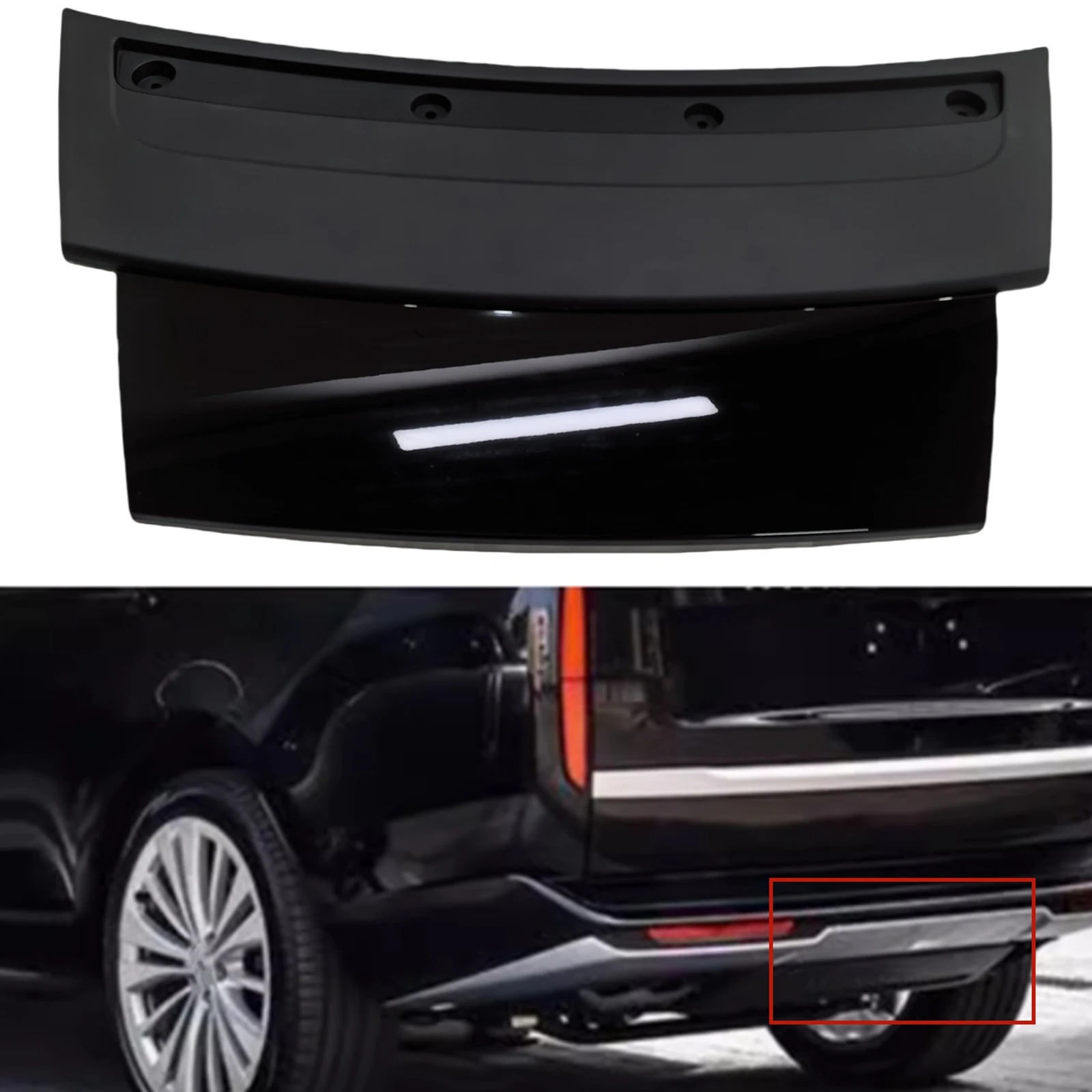 

Car Rear Bumper Lower Tow Eye Hook Fender Plate Cover For Land Rover Range Rover L460 2022-2024