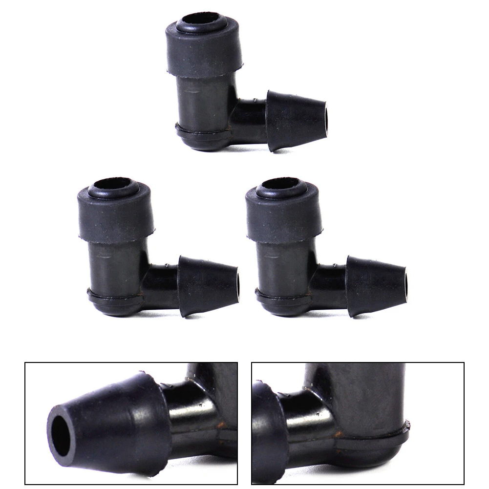 3pcs Spark Plug Cap 90 Degree Non Resistor Plug Cap Cover For Motorcycle Dirt Bike ATV Quad Buggy Scooter