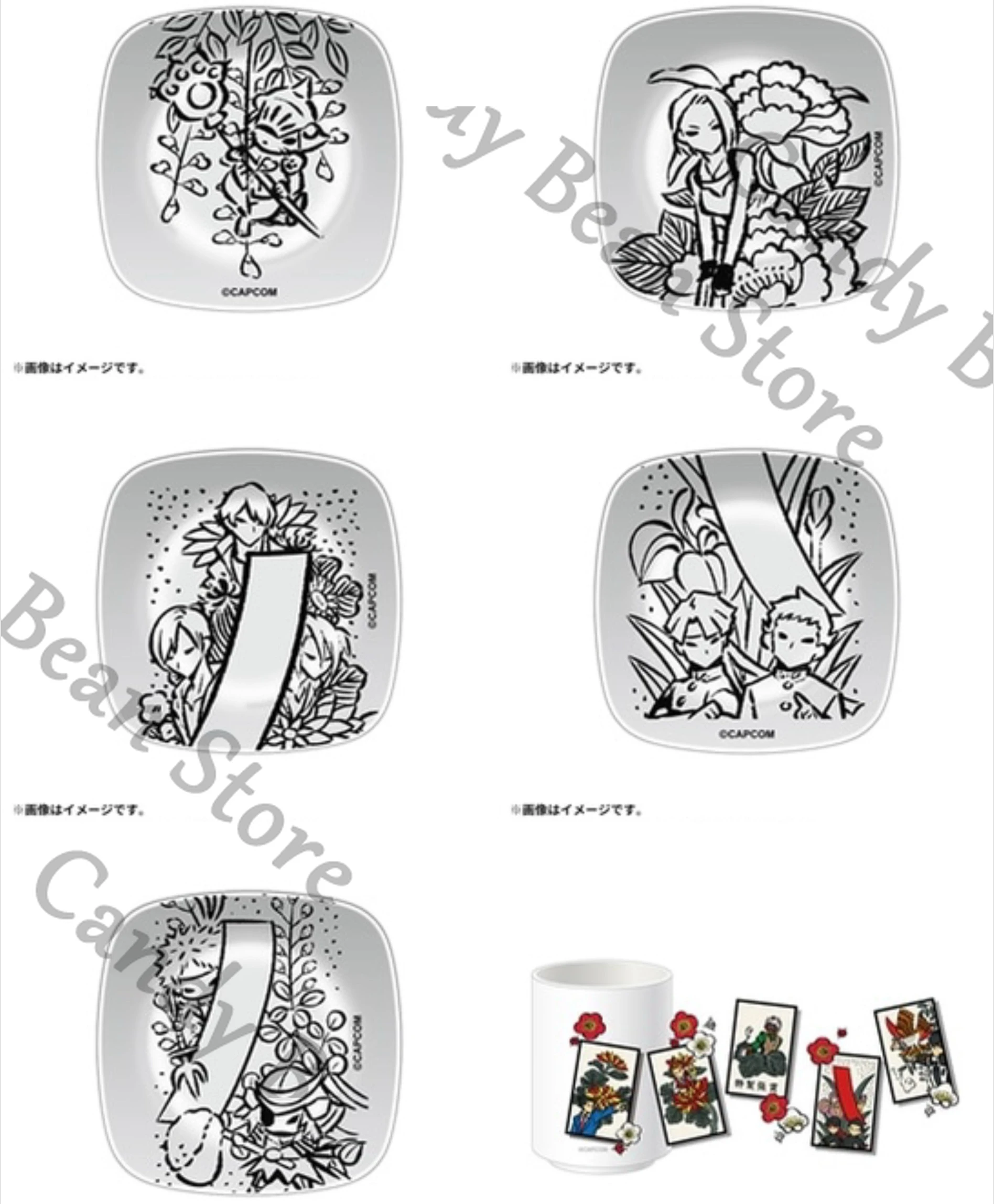 

Genuine Anime Ace Attorney Asōgi Kazuma Ryūnosuke Naruhodō Cosplay Printing Plate Cartoon Dish Hollowware Tray Salver Cup Teacup