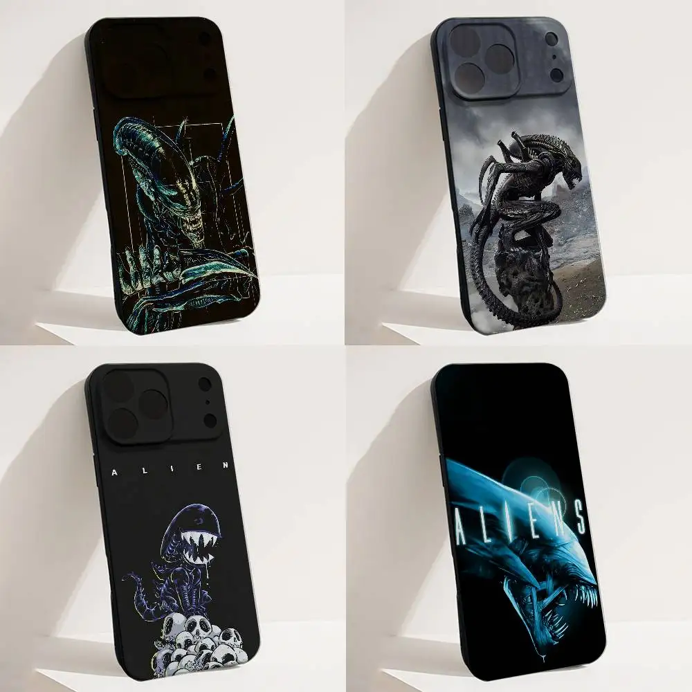 

A-Alien Earth Romulus Movie Phone Case For iPhone 17,16,15,14,13,12,11,X,XS,8,7,Pro,Max,Plus,E,SE4,Air,Mini Black Funda Shell