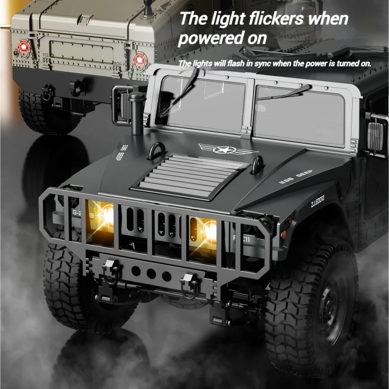 Jjrc C8835 Vierwielaandrijving Rc Terreinwagen met afstandsbediening Militaire simulatie Terreinwagen Klimvoertuig Speelgoedcadeau