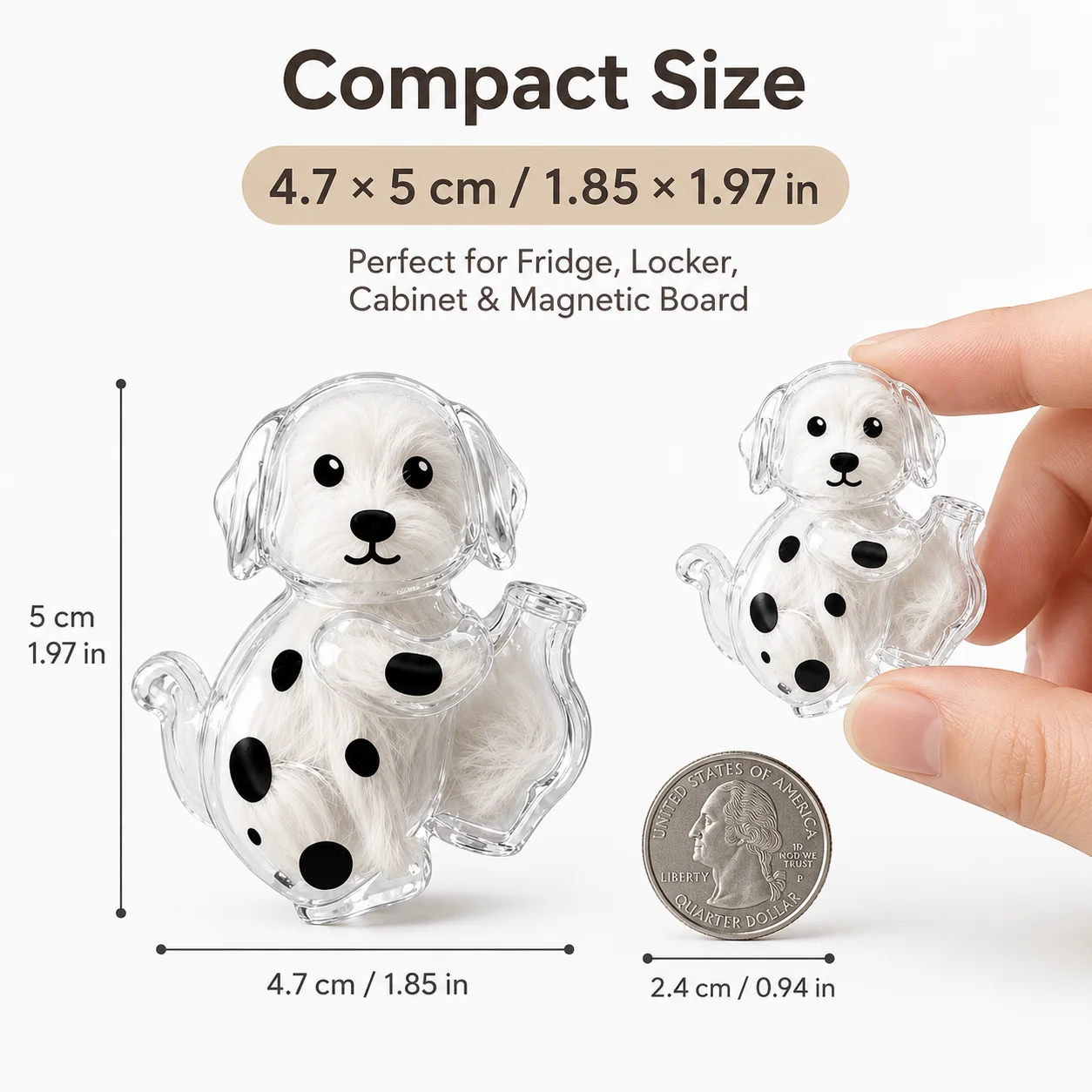 Pet Hair Collector Fridge Magnet, Dog Cat Shaped Refrigerator Magnet Collect Pet Fur Fridge Cabinet Decor Gift for Pet Owners