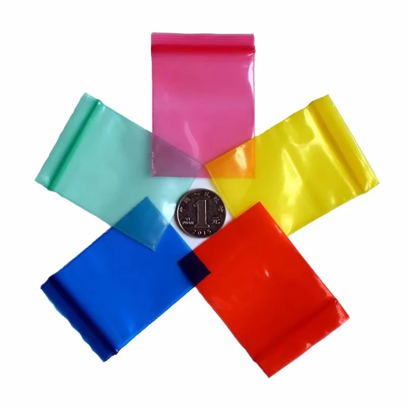 50/100PCS Thick PE Plastic Ziplock Jewelry Packaging Bag DIY Snack Tea Coffee Candy Powder Spice Sugar Salt Gift Storage Pouches - view 6