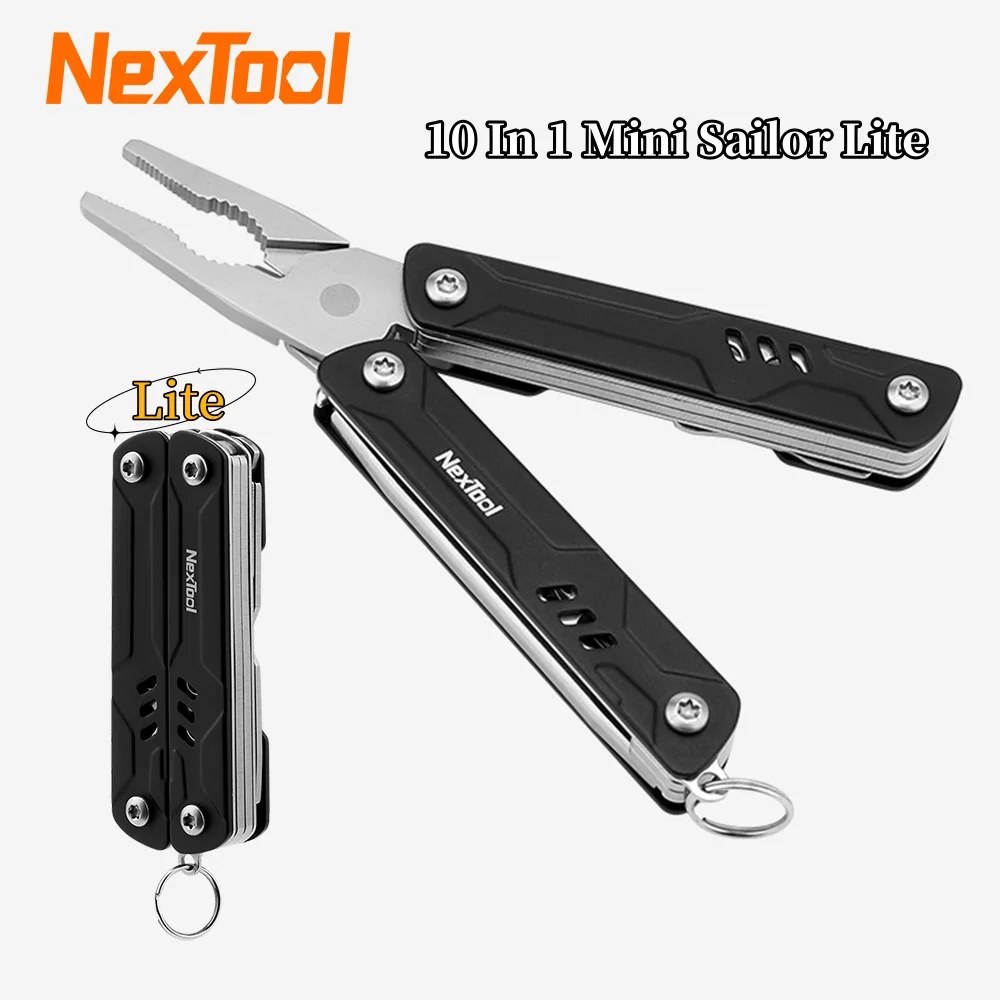 NexTool 10 In 1 Mini Sailor Pliers Lite Multi Tool Folding Scissors Screwdriver Portable EDC Outdoor Equipment Hand Tools