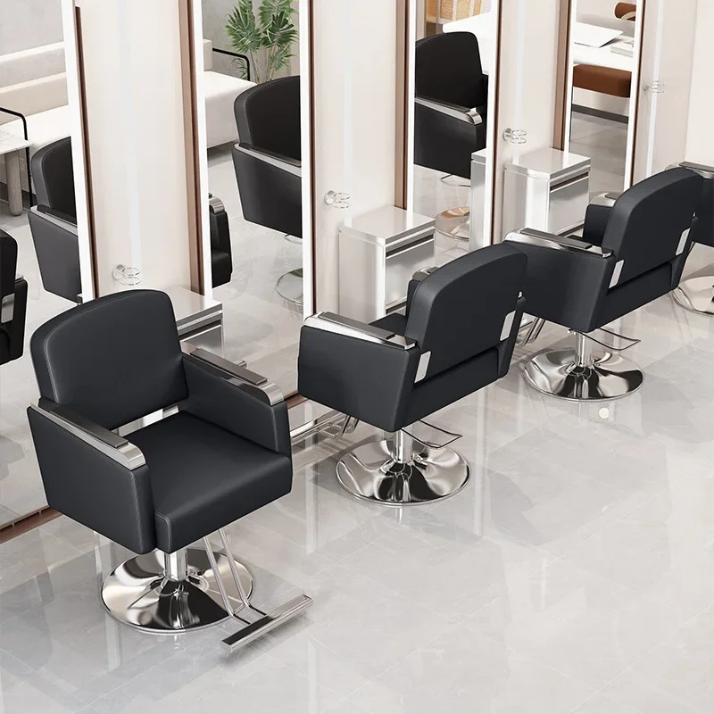Hair Chair Hair Salon Special Chair Hair  Barber Shop Rotatable Lifting Chair Beauty