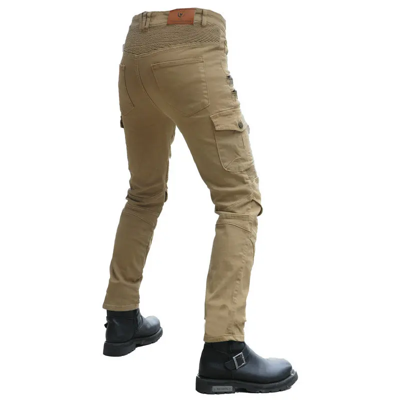 

Motorcycle Jeans Pantalones Motocicleta Hombre Featherbed Jeans Standard Version Car Ride Trousers Pant Summer Riding