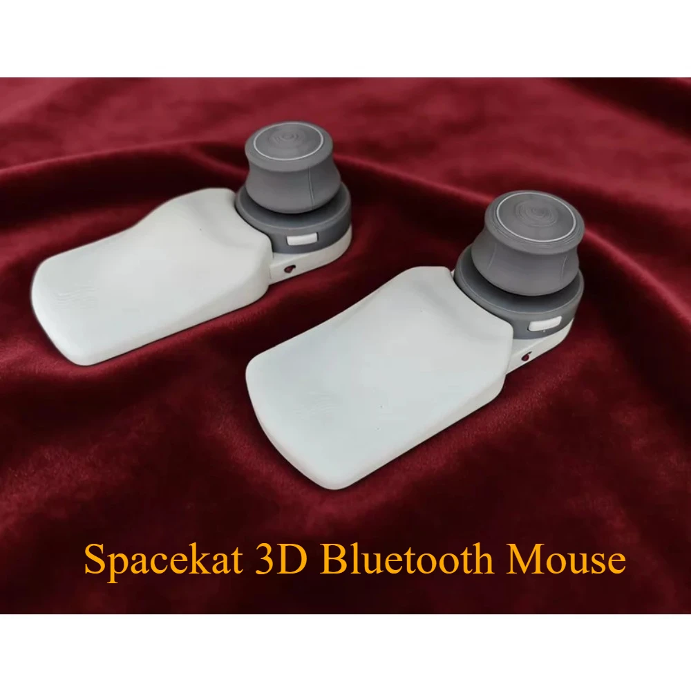 Spacekat Mini 3D Space Bluetooth Mouse PLA Print Case 3Dconnexion Original Driver for Modeling CAD Design Wireless Gaming Mouse