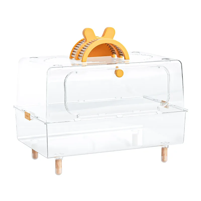 Hamster Cage Transparent Acrylic Feeding Box Small TV Special