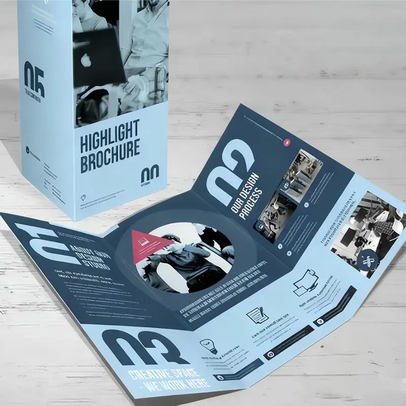 Custom Printed Promotion Flyer/Leaflet/Booklet Printing, Cheap Brochure Catalogue Printing