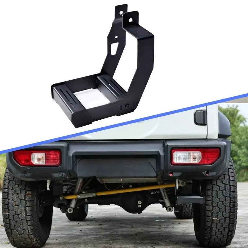 For Suzuki Jimney Auto Parts Tailgate Steps Steel Rear Bumper Foot Pedals