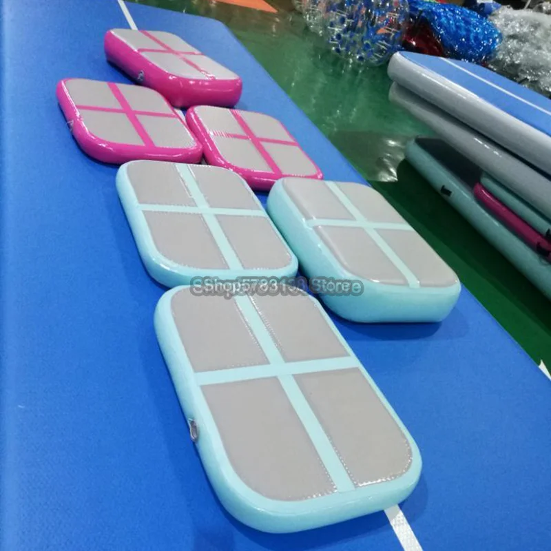 

Fast Delivery Inflatable Air Board Mini Size Air Track Mats With Guide Lines 1*0.6*0.2M Air Tumble Trampoline Air Block