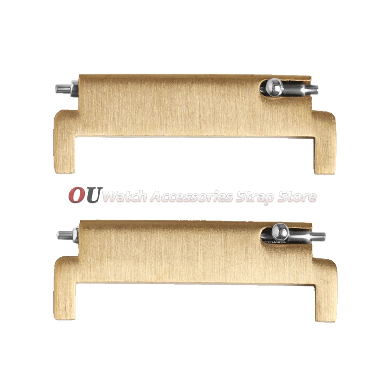 2 Stück Uhrenarmband-Adapter Uhrenzubehör 18mm auf 20mm 22mm, 20mm auf 18/20/22mm, 22mm auf 22mm Schnellverschluss Silberne Stifte Verbindungsstück – Detail 5