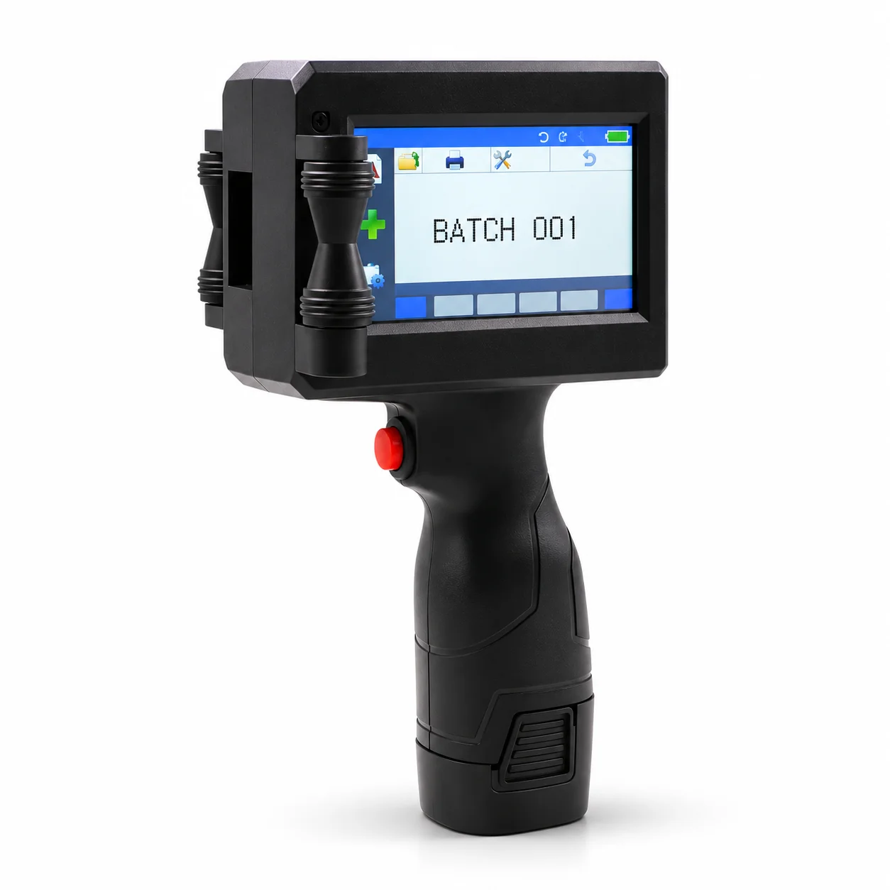 Handheld Inkjet Printer 600 DPI 12.7mm Touchscreen Portable Coding Machine 2588 for Date Batch Number QR Code Barcode Logo